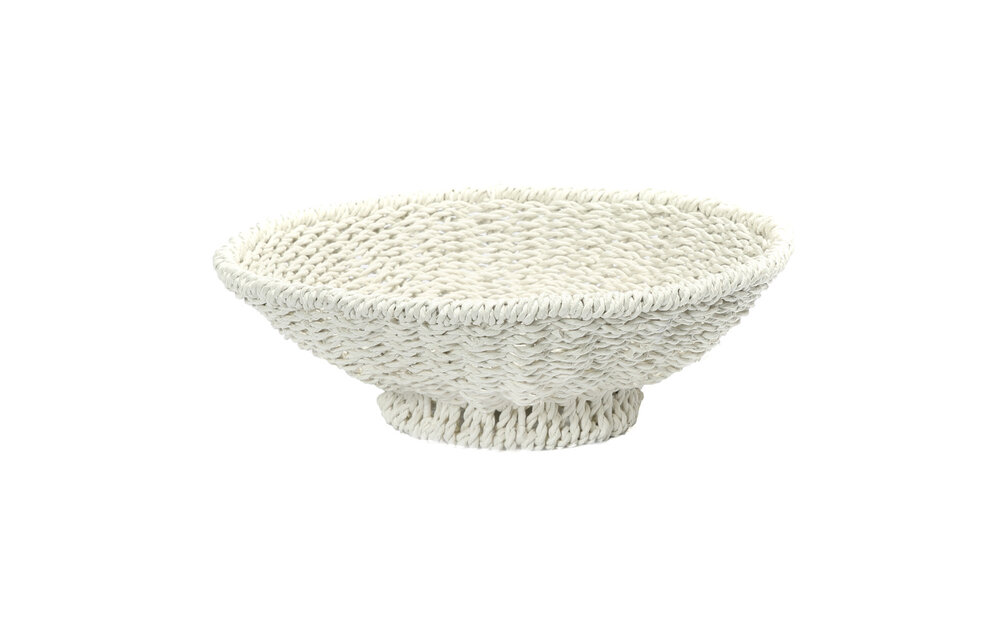 The Porto Seagrass Bowl - White