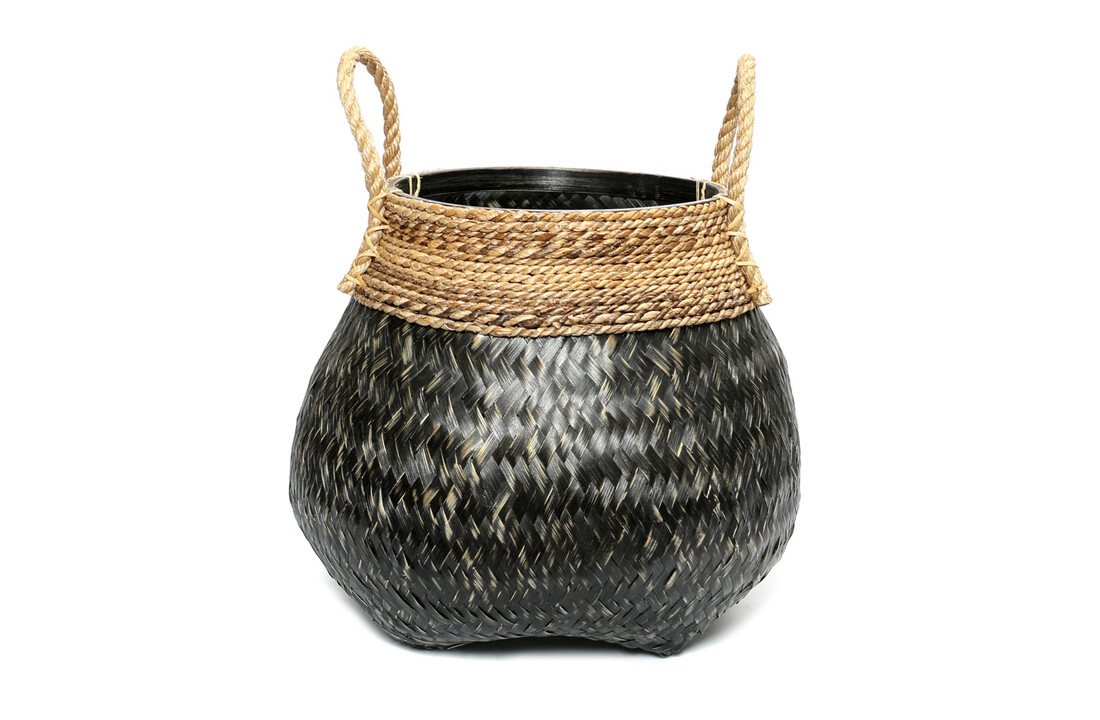 The Belly Basket - Natural Black - L