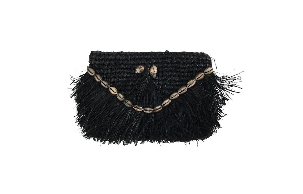 The Island Clutch - Black