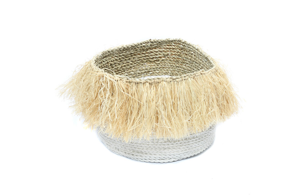 The Aloha Baskets - White Natural - L