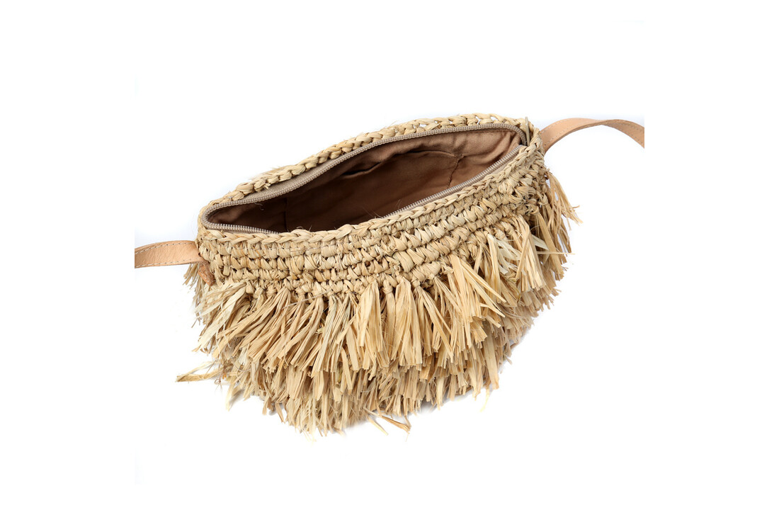 The Raffia Bahamas Purse - Natural