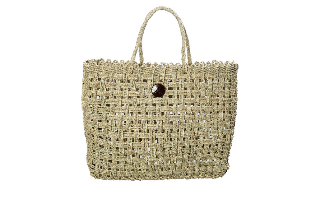 The Coconut Button Market Basket - Natural - L