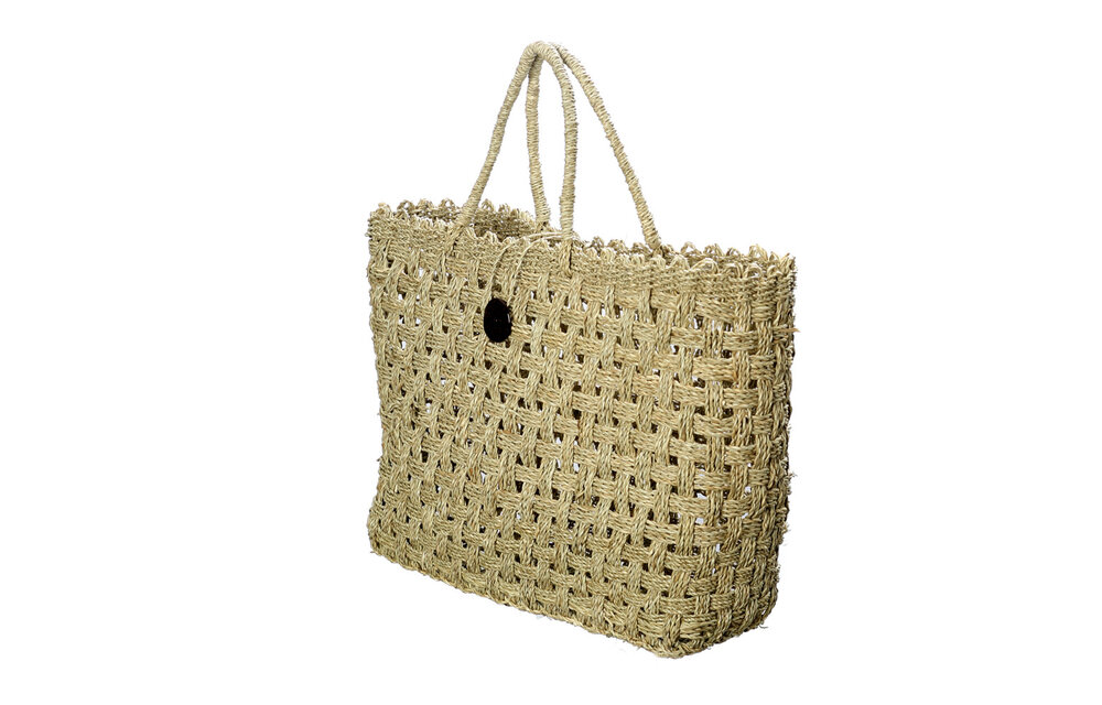 The Coconut Button Market Basket - Natural - L