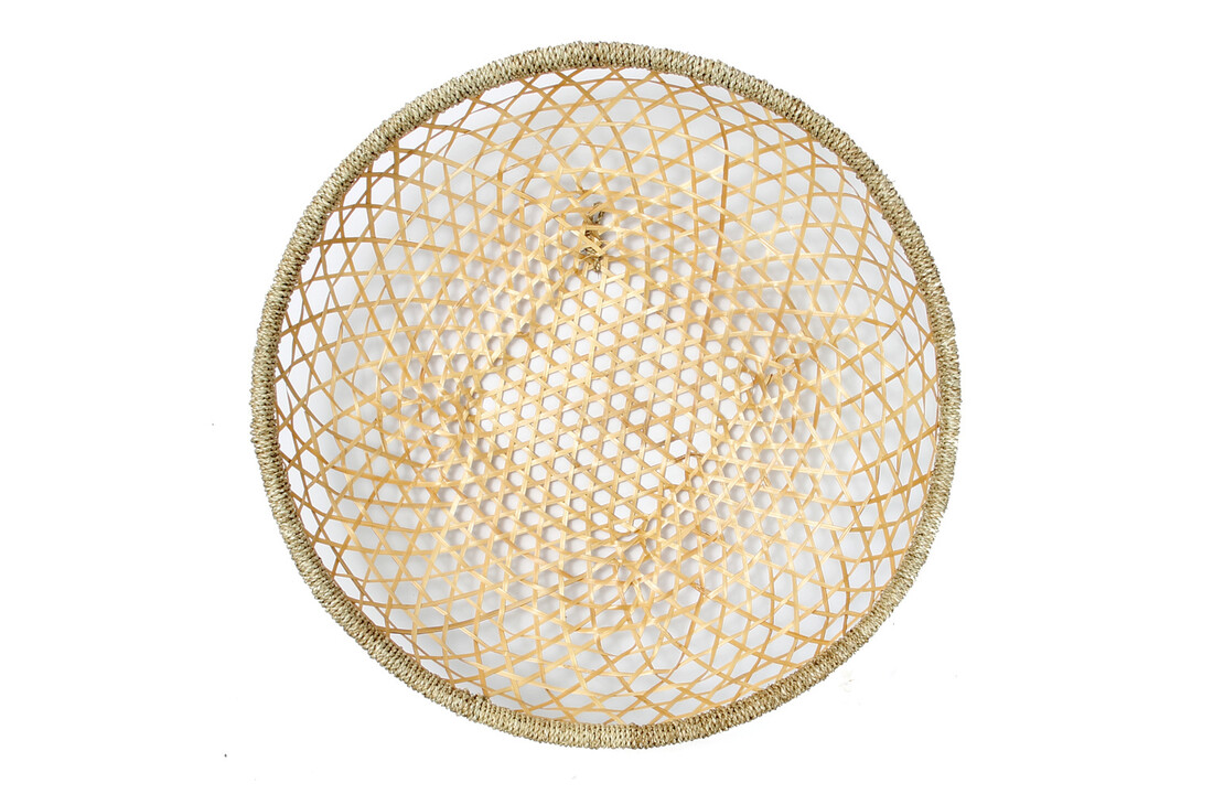 The Bamboo Wall Basket - Natural