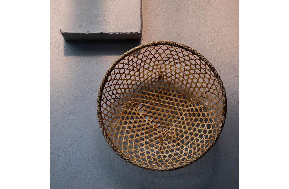 The Bamboo Wall Basket - Natural