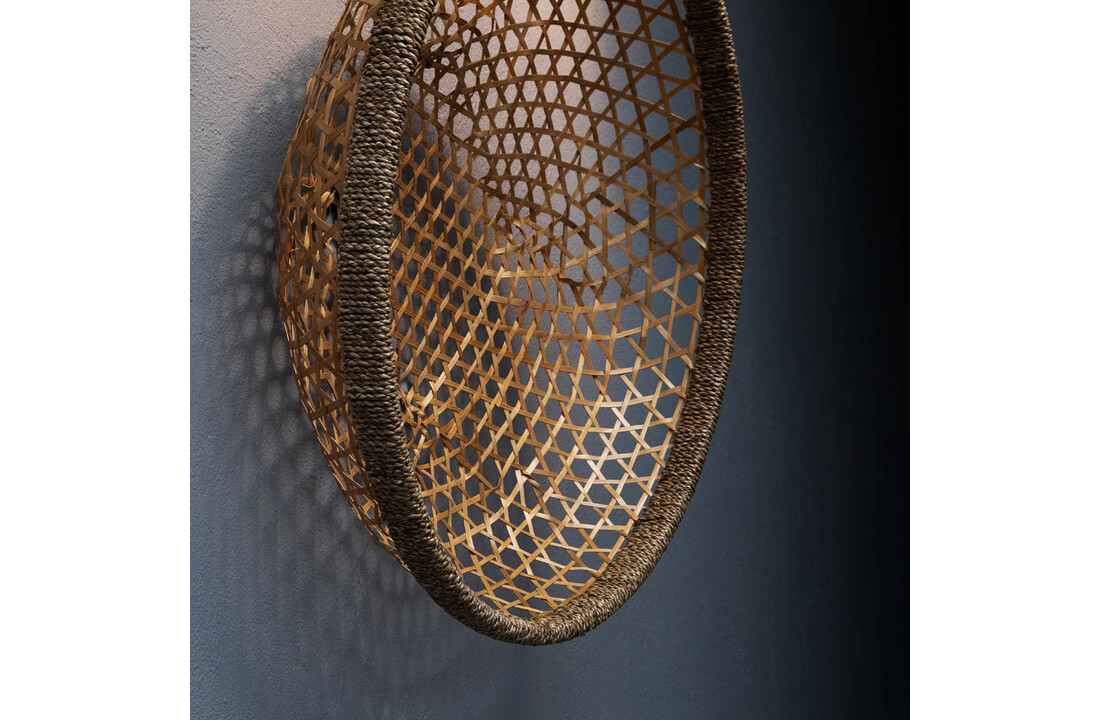 The Bamboo Wall Basket - Natural