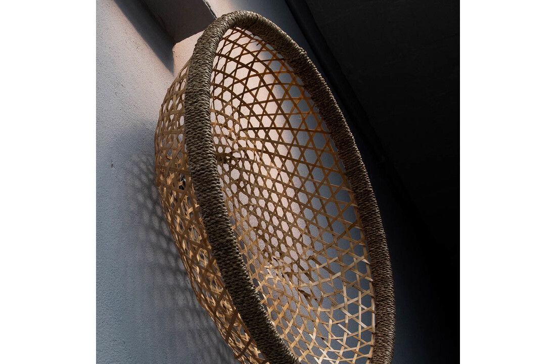 The Bamboo Wall Basket - Natural