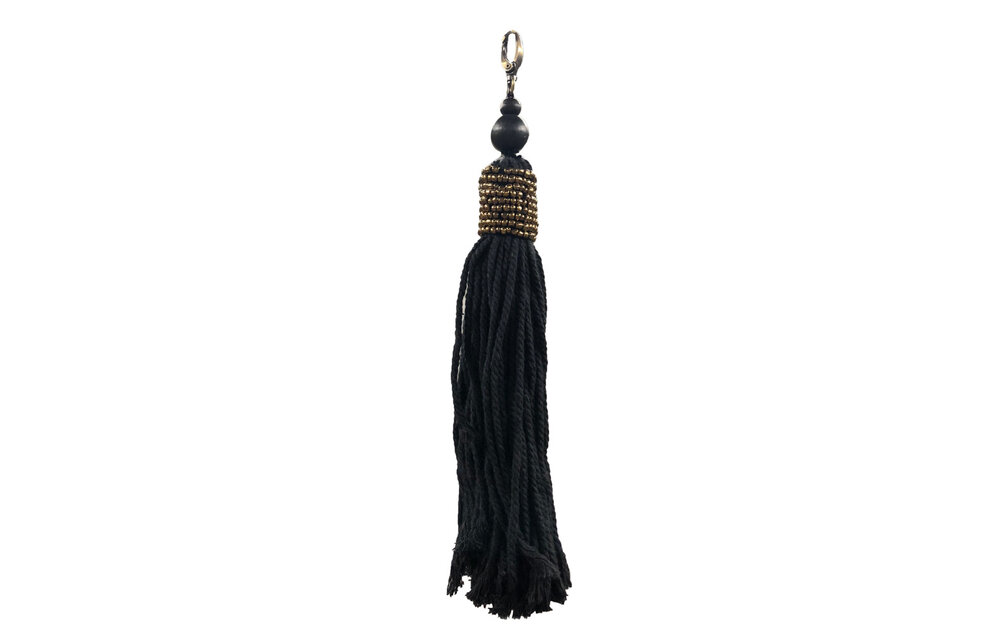 The Boho Chic Keychain - Black