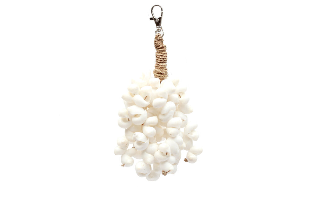 The Kai Shell Keychain - White