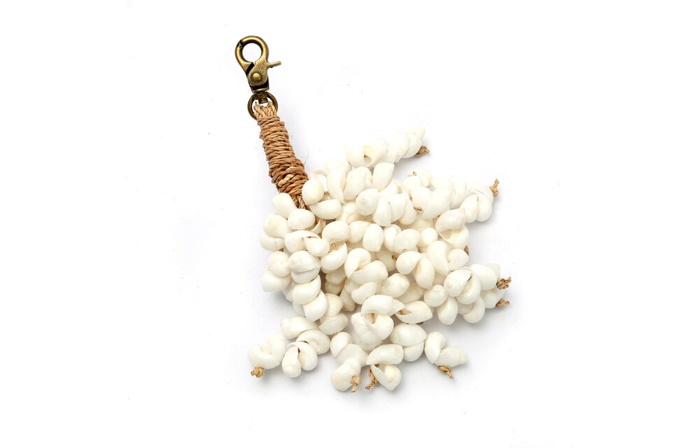 The Kai Shell Keychain - White