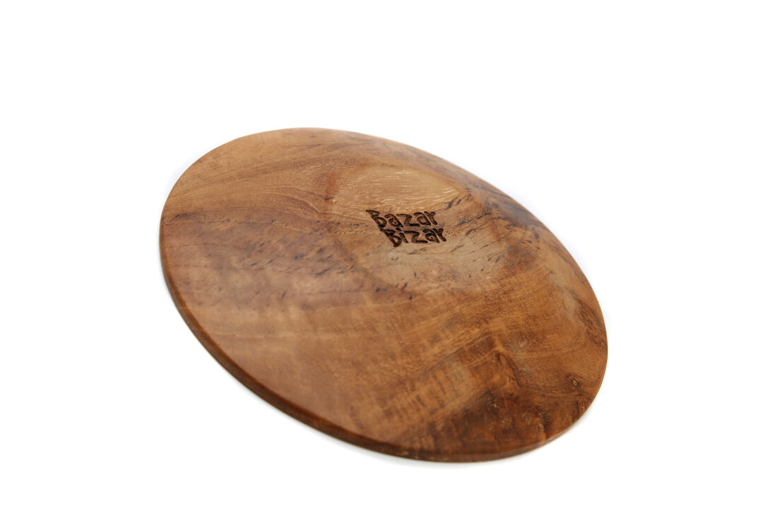 The Teak Root Round Plate - XS