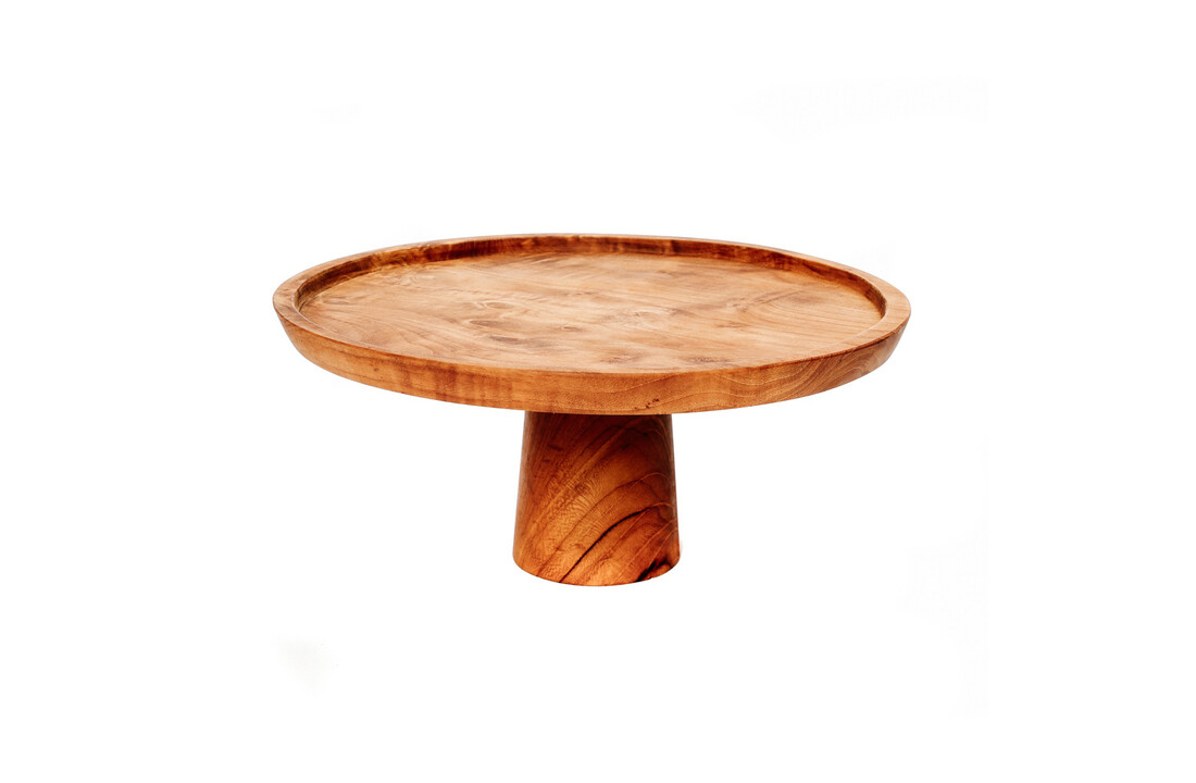 The Teak Root Cake Dish - L