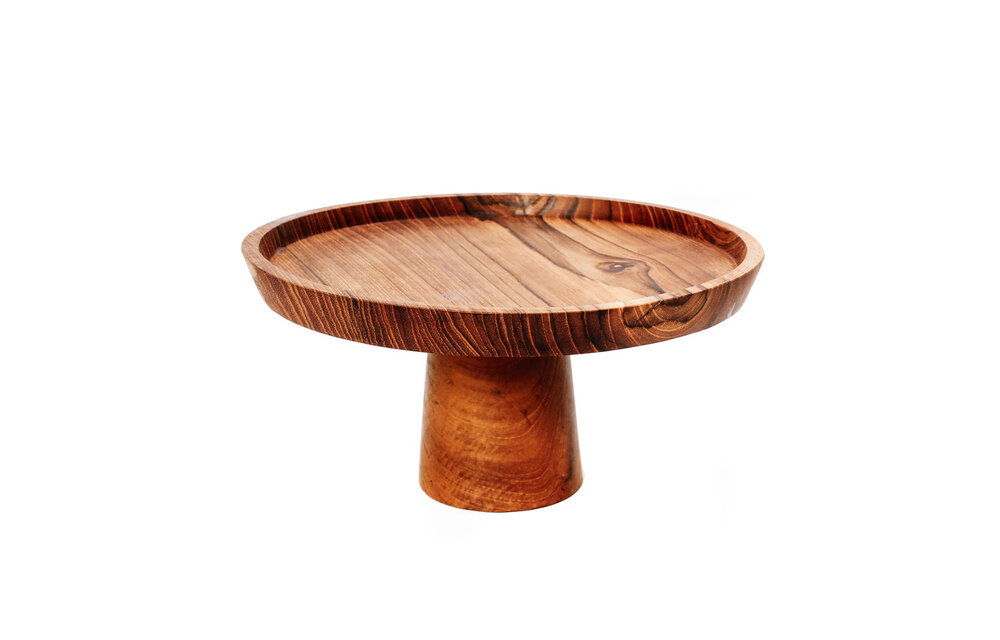 The Teak Root Cake Dish - M