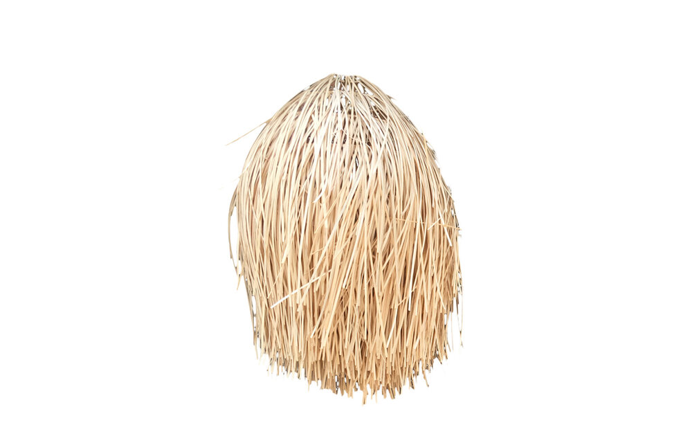 The Rattan Shaggy Pendant - Natural - M