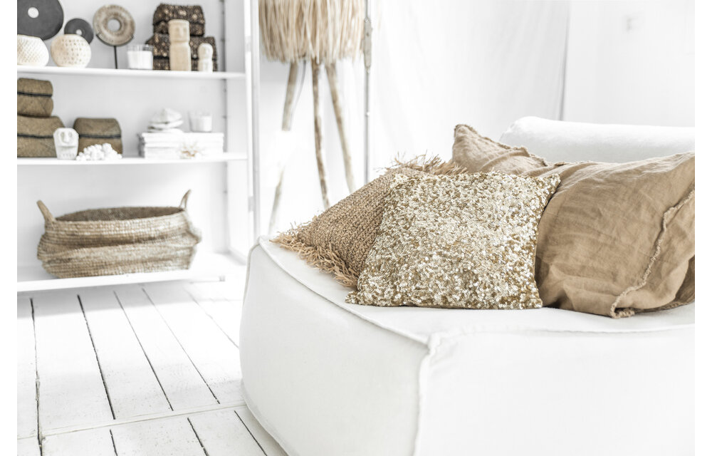 The Glitter Cushion - Gold