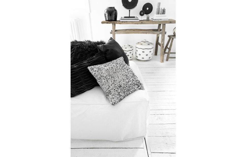 The Glitter Cushion - Silver