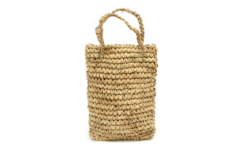 The Raffia Bottle Holder