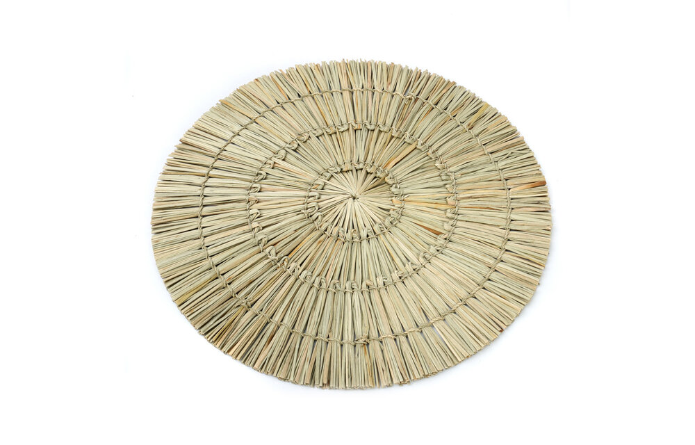 The Alang Alang Placemat - Round - Natural