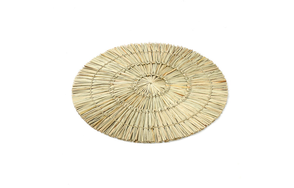 The Alang Alang Placemat - Round - Natural