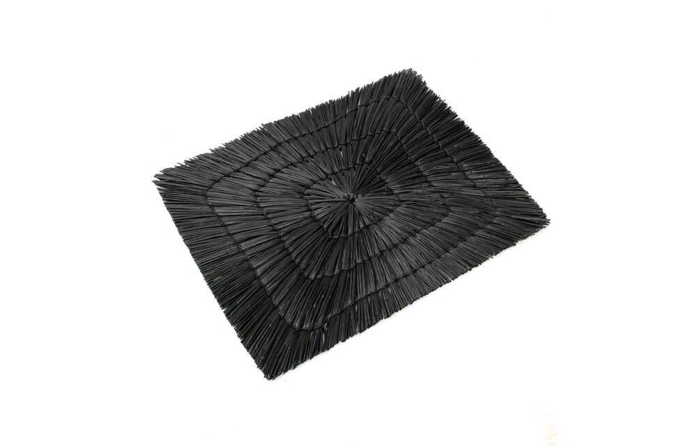 The Alang Alang Placemat - Rectangular - Black
