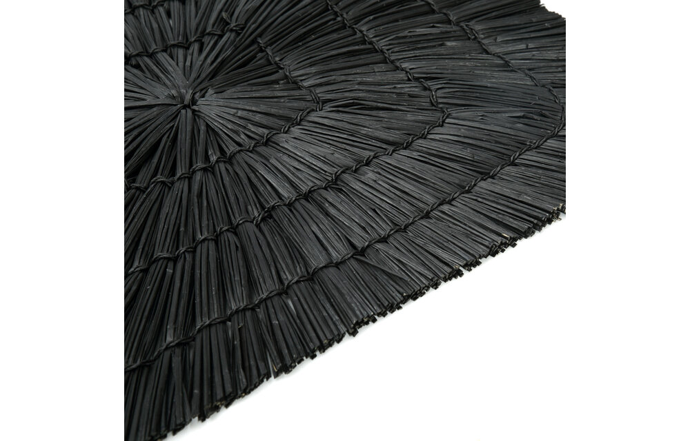 The Alang Alang Placemat - Rectangular - Black