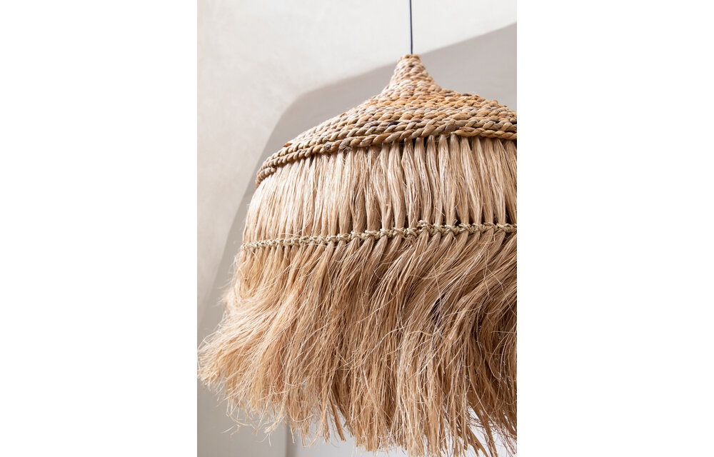 The Abaca Hoola Pendant Lamp - Natural - L