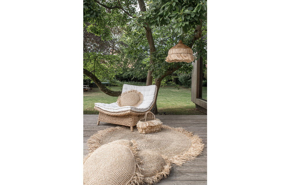 The Abaca Hoola Pendant Lamp - Natural - L