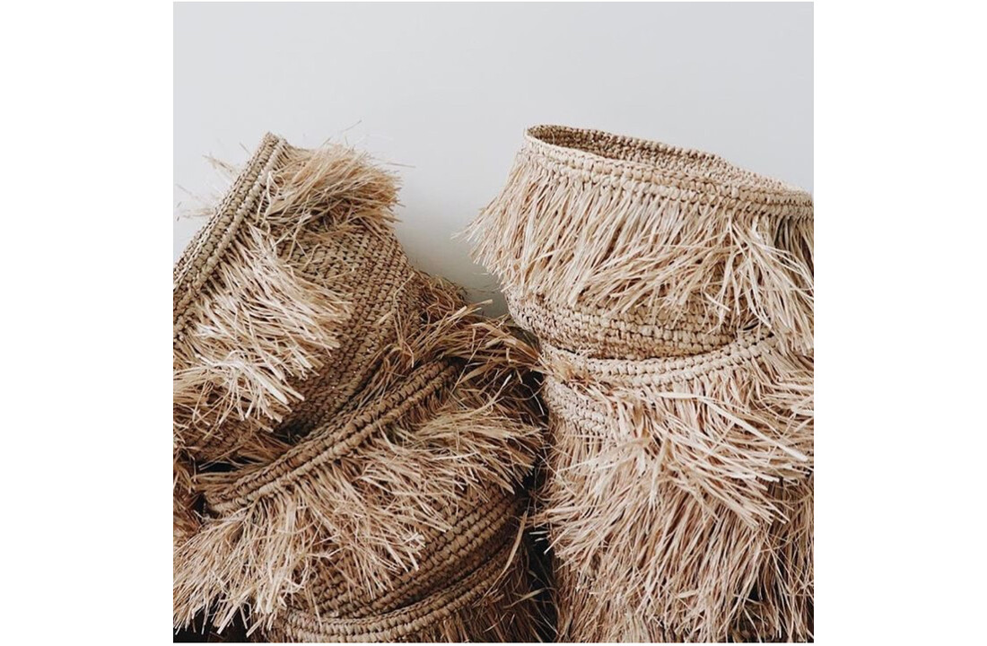 The Raffia Bowl - Natural - L