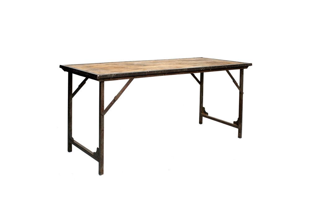 The Foldable Market Table - Natural