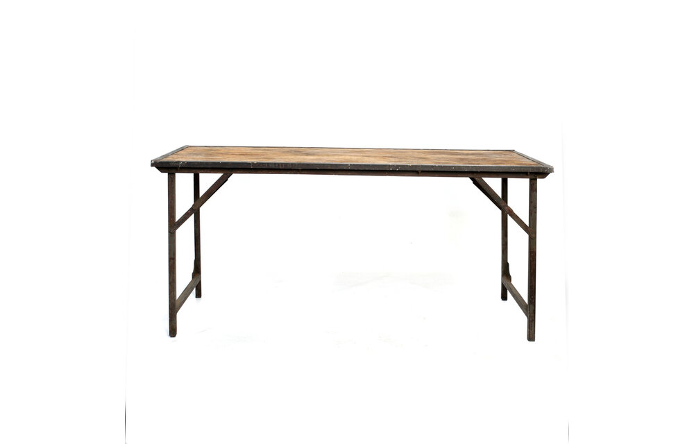 The Foldable Market Table - Natural