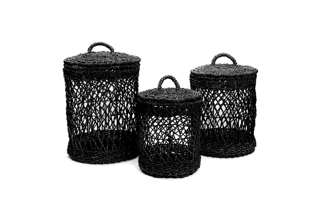 The Laundry Basket - Black - SET3