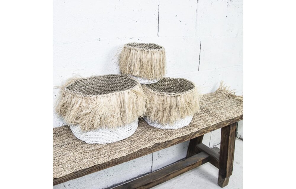 The Aloha Baskets - White Natural - SET3