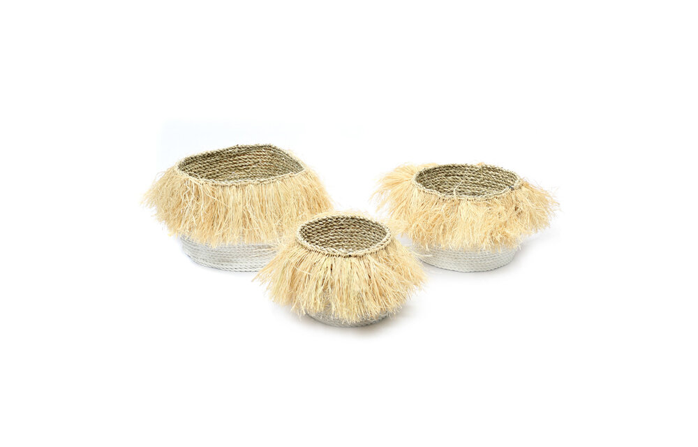 The Aloha Baskets - White Natural - SET3