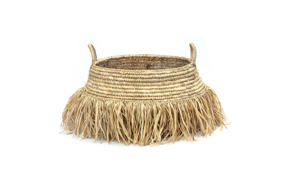 The Raffia Deluxe Baskets - Natural - SET2