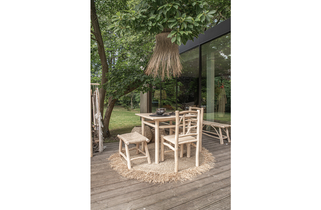 The Raffia Deluxe Baskets - Natural - SET2