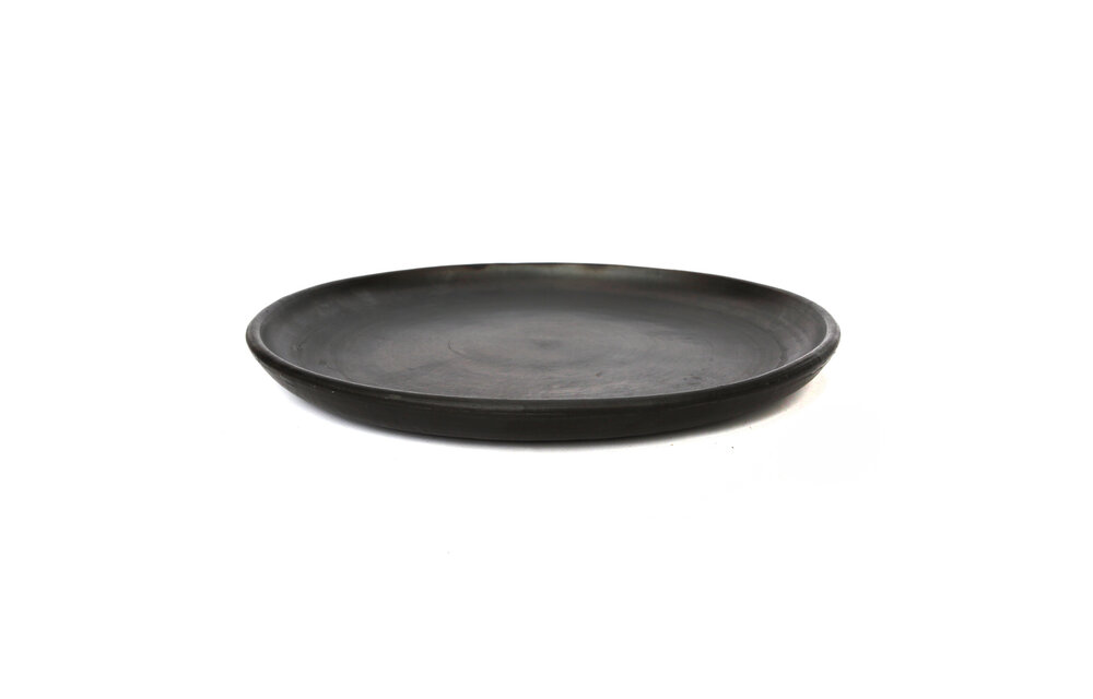 The Burned Classic Plate - Black - L