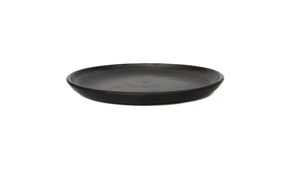 The Burned Classic Plate - Black - L