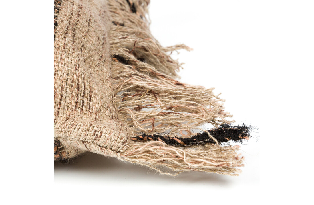 The Oh My Gee Cushion - Beige Black