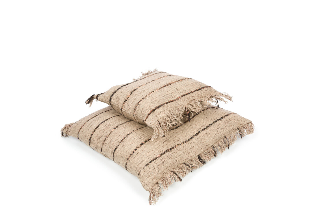 The Oh My Gee Cushion - Beige Black