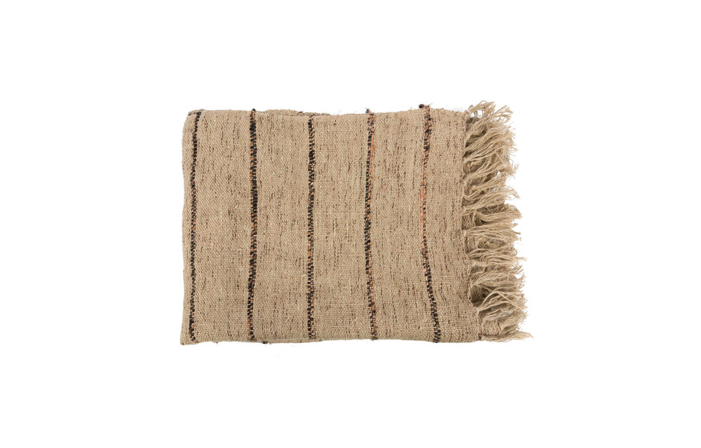 The s’il vous Plaid - Beige Black