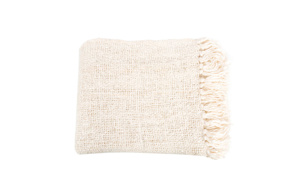 The s’il vous Plaid - Cream