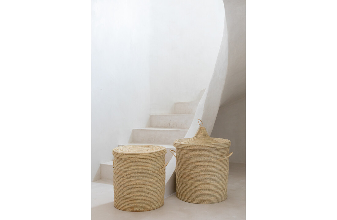 The Bozaka Laundry Basket - Natural - L