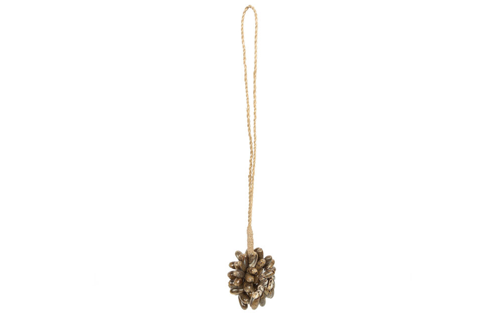 The Brown Cowrie Shell tassel