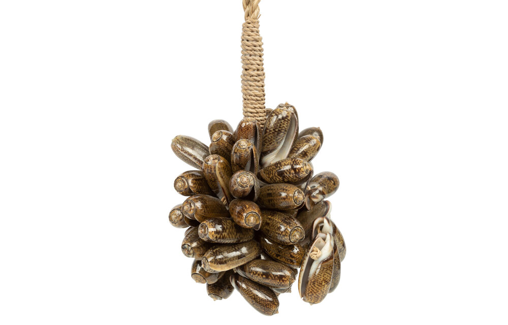 The Brown Cowrie Shell tassel