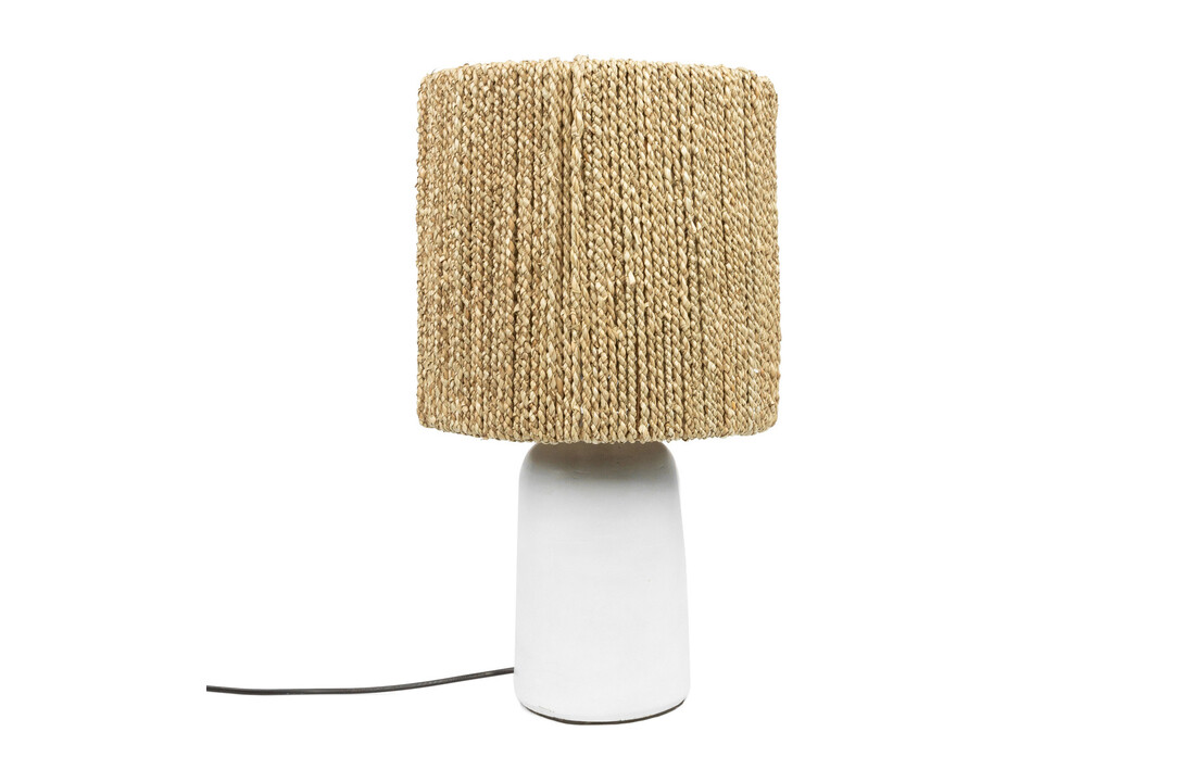The Chalki Table Lamp - White Natural