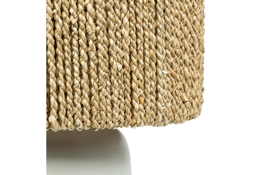 The Chalki Table Lamp - White Natural