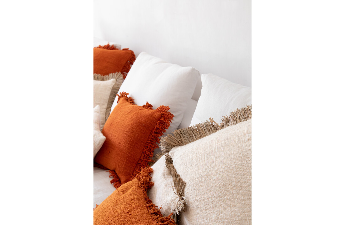 The Saint Tropez Cushion - Natural - L