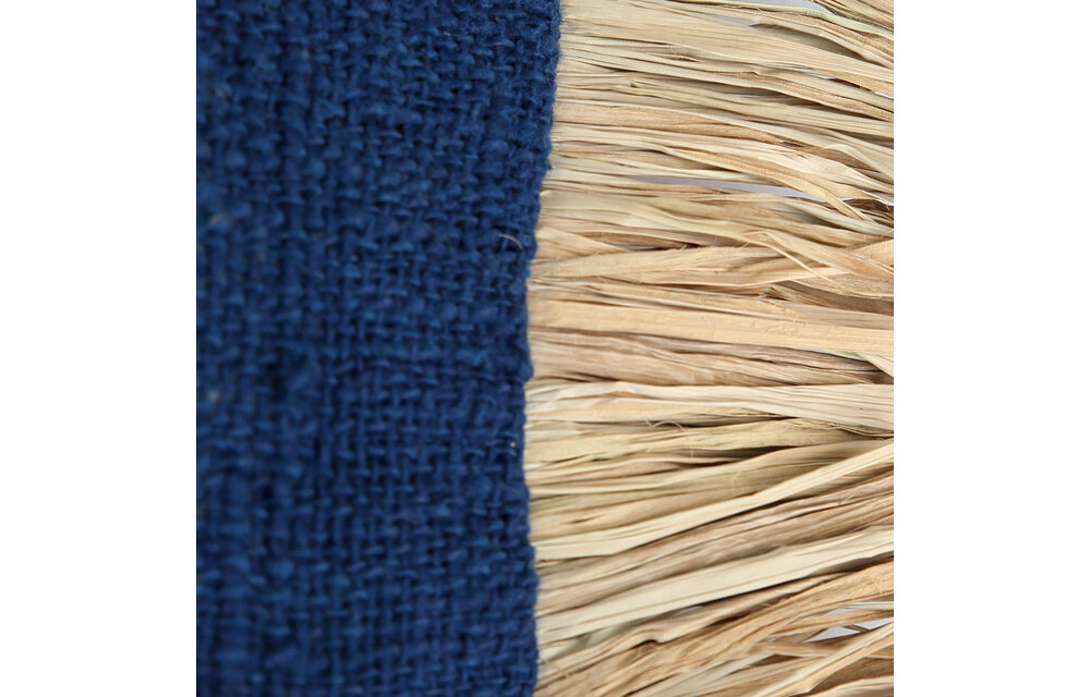 The Saint Tropez Cushion - Blue Natural - Rectangular