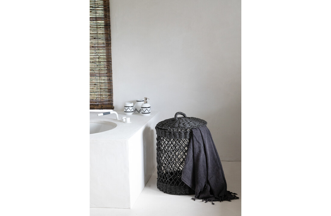 The Santorini Dispenser - White Black