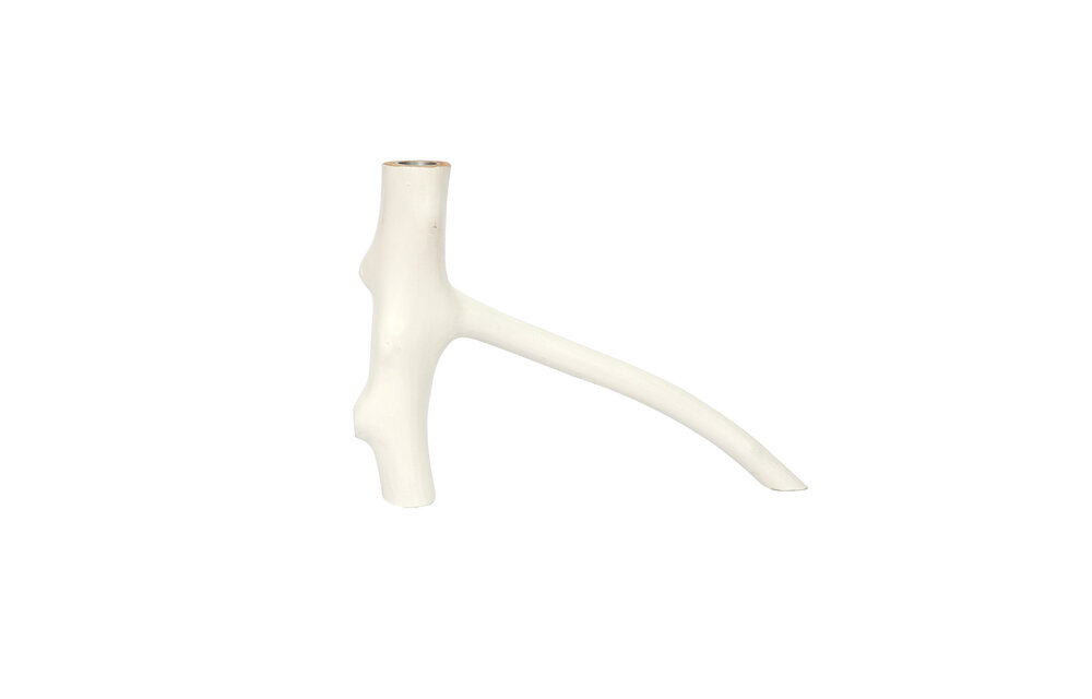 The Triple Twig Candle Holder - White